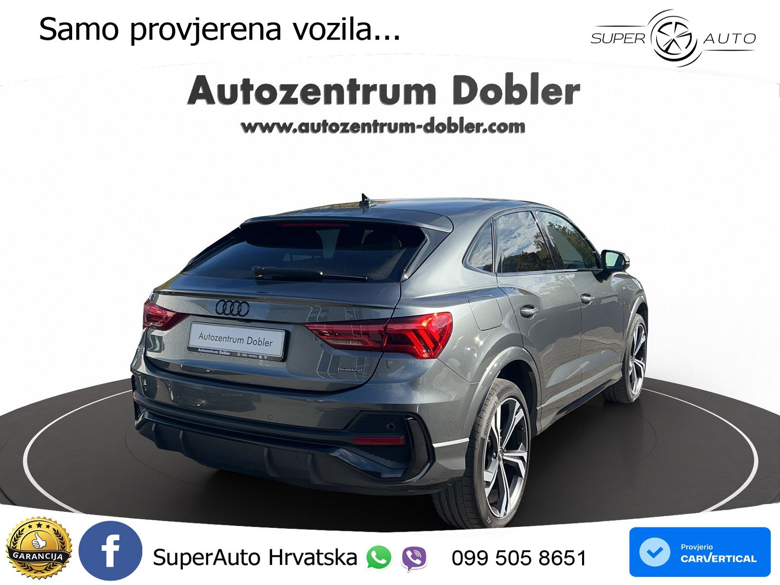 Audi Q3 Sportback 40 TDI (200 KS) quattro S tronic S line MATRIX+GR SJED+KAM