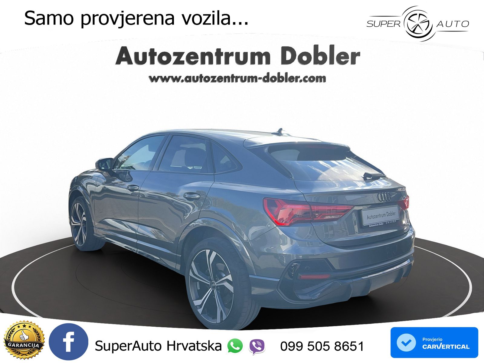 Audi Q3 Sportback 40 TDI (200 KS) quattro S tronic S line MATRIX+GR SJED+KAM