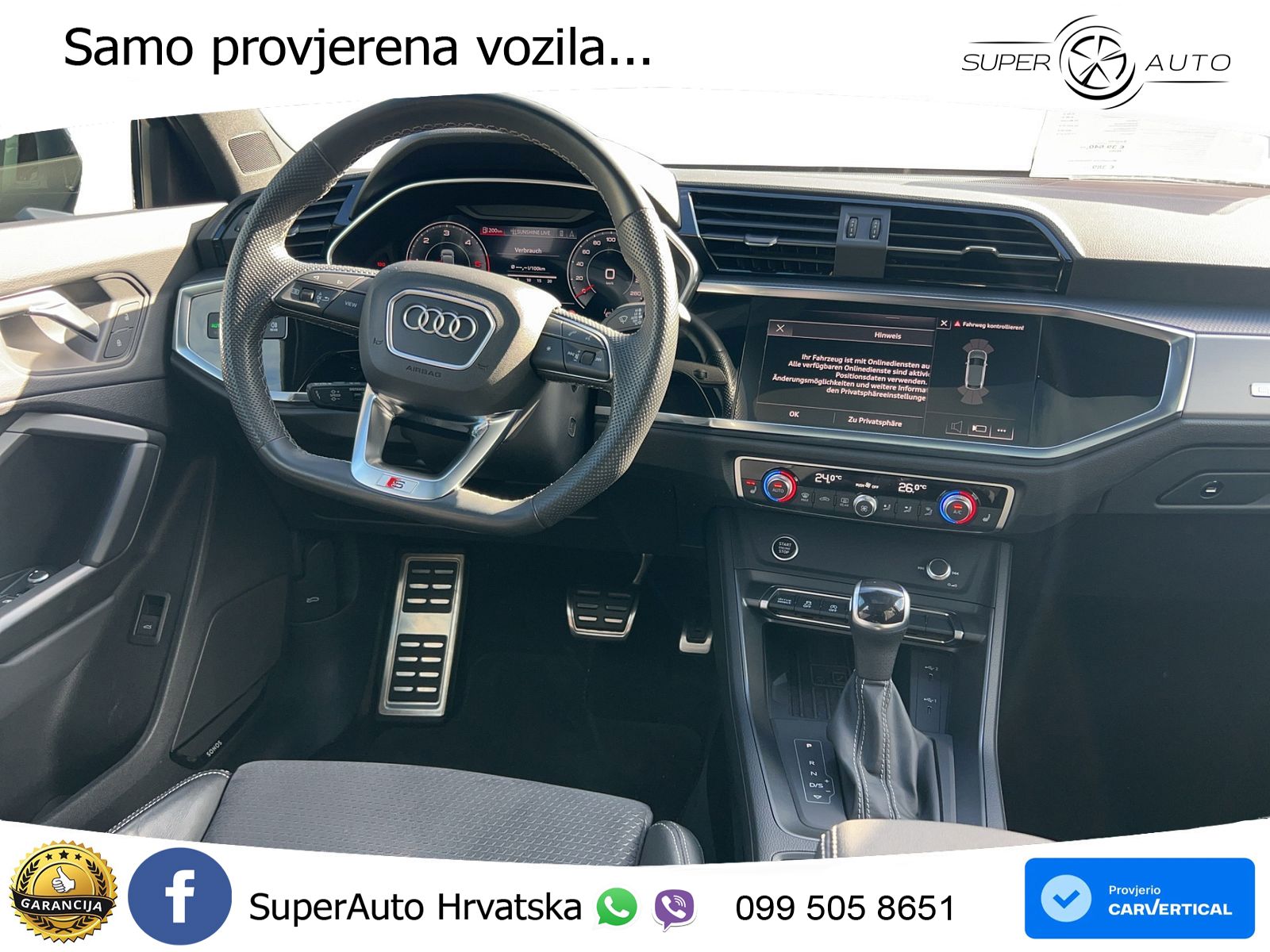 Audi Q3 Sportback 40 TDI (200 KS) quattro S tronic S line MATRIX+GR SJED+KAM