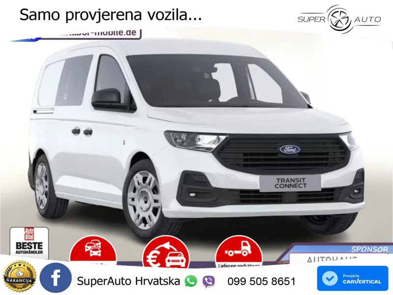 Ford Transit Connect Flexcab L2 Trend SHZ UVP-26%* 102 KS