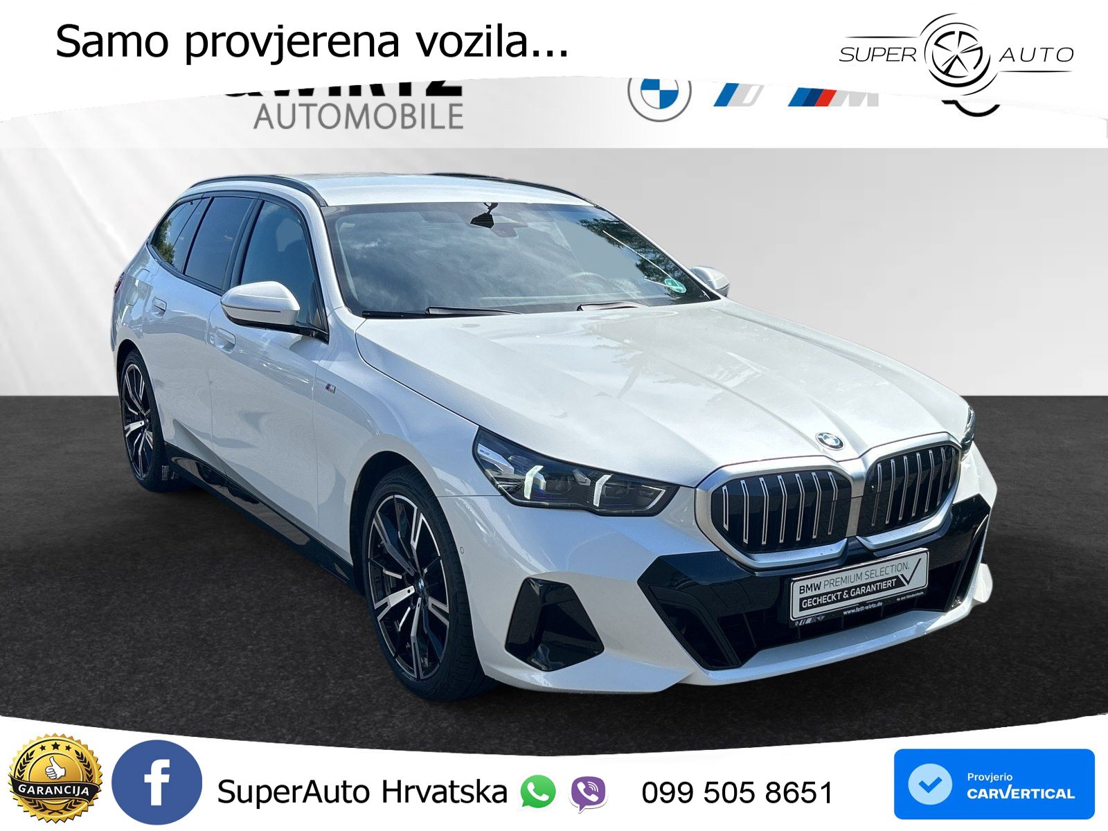 BMW 520i Touring (208 KS) Steptronic M Sport LED+GR SJED+ACC