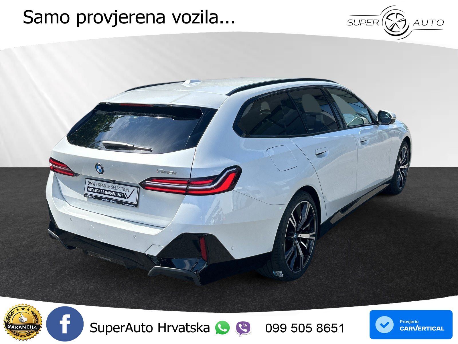 BMW 520i Touring (208 KS) Steptronic M Sport LED+GR SJED+ACC