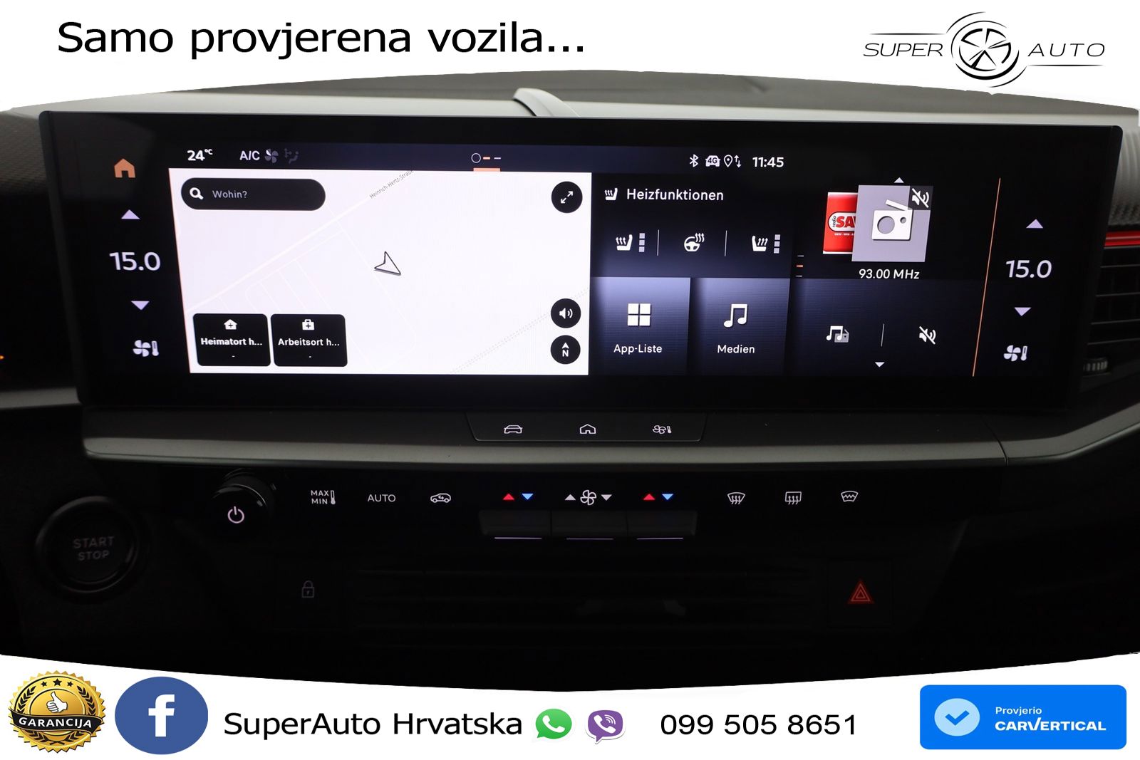 Opel Grandland 1.2 Turbo (145 KS) Hybrid eDCT Ultimate LED+GR SJED+ACC