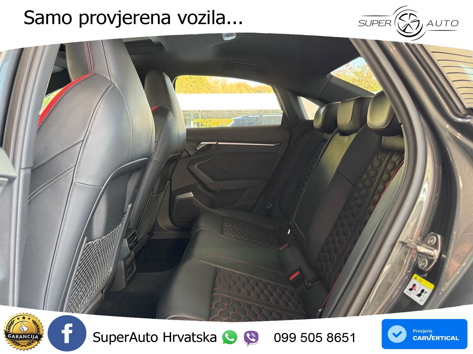 Audi RS3 Sedan 2.5 TFSI (400 KS) quattro S tronic MATRIX+GR SJED+KAM