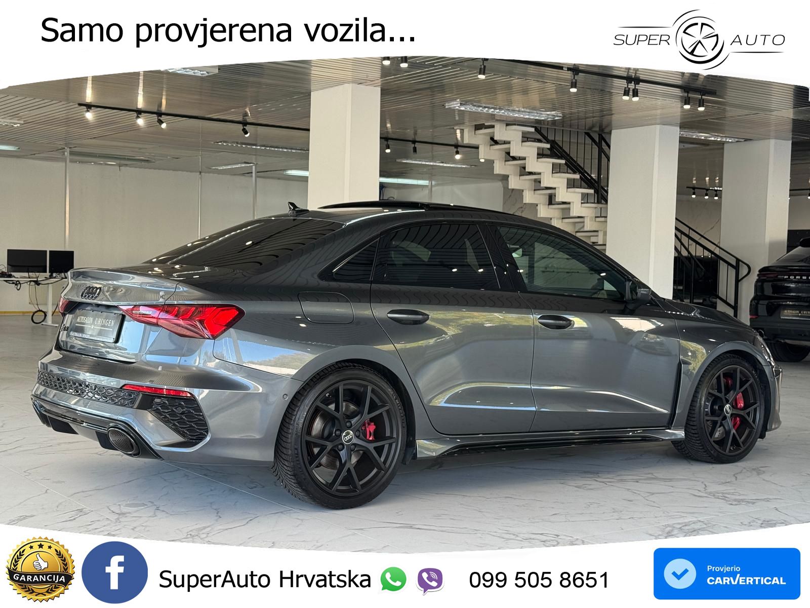 Audi RS3 Sedan 2.5 TFSI (400 KS) quattro S tronic MATRIX+GR SJED+KAM