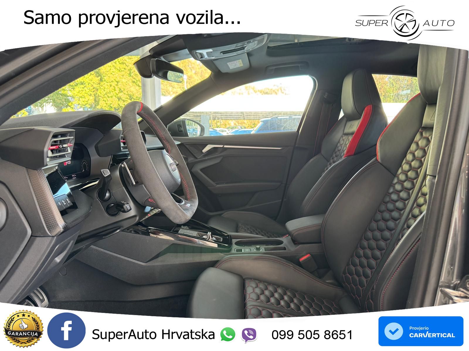 Audi RS3 Sedan 2.5 TFSI (400 KS) quattro S tronic MATRIX+GR SJED+KAM