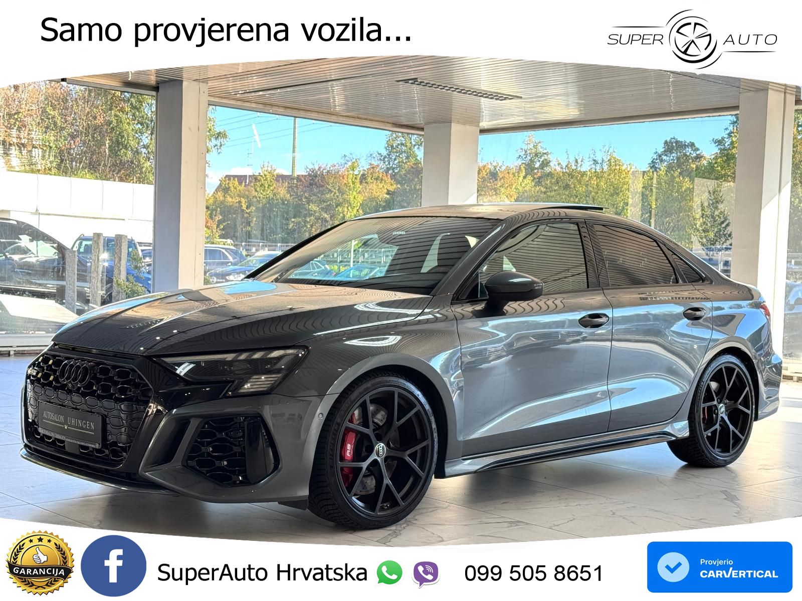 Audi RS3 Sedan 2.5 TFSI (400 KS) quattro S tronic MATRIX+GR SJED+KAM