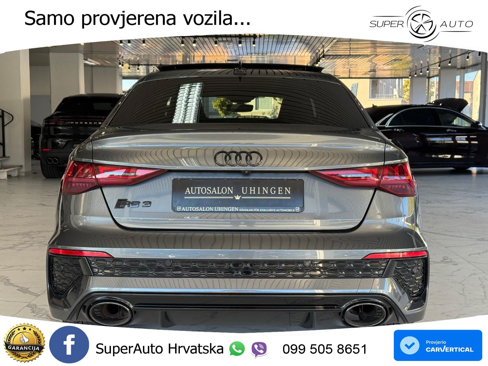 Audi RS3 Sedan 2.5 TFSI (400 KS) quattro S tronic MATRIX+GR SJED+KAM