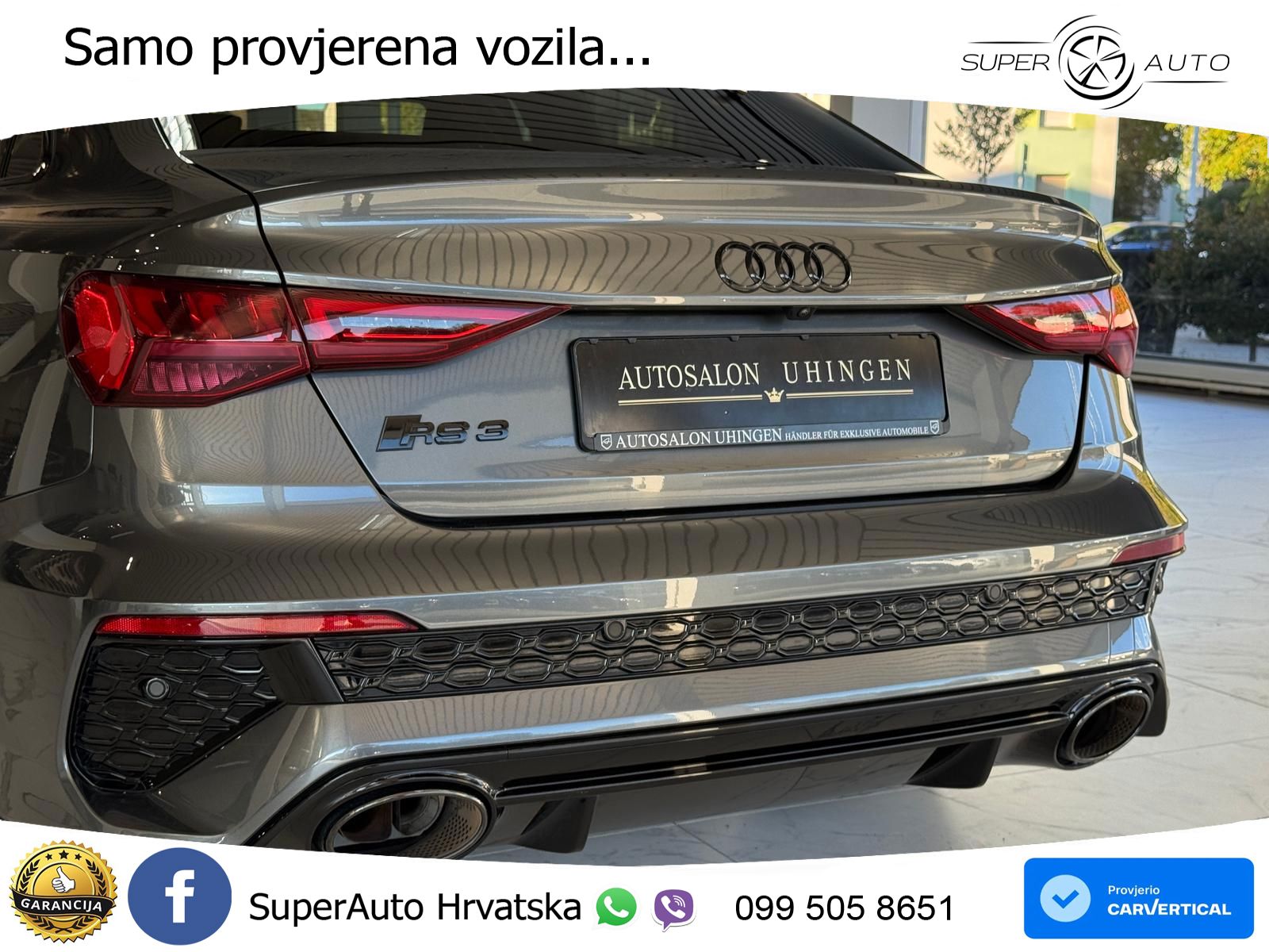 Audi RS3 Sedan 2.5 TFSI (400 KS) quattro S tronic MATRIX+GR SJED+KAM