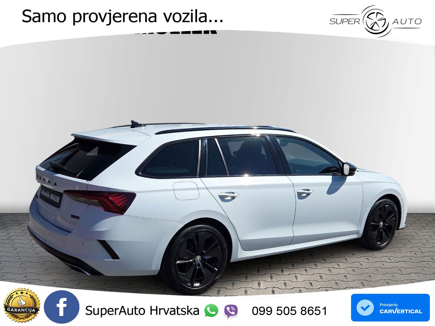 Škoda Octavia Combi RS 2.0 TDI (200 KS) 4x4 DSG LED+GR SJED+ACC