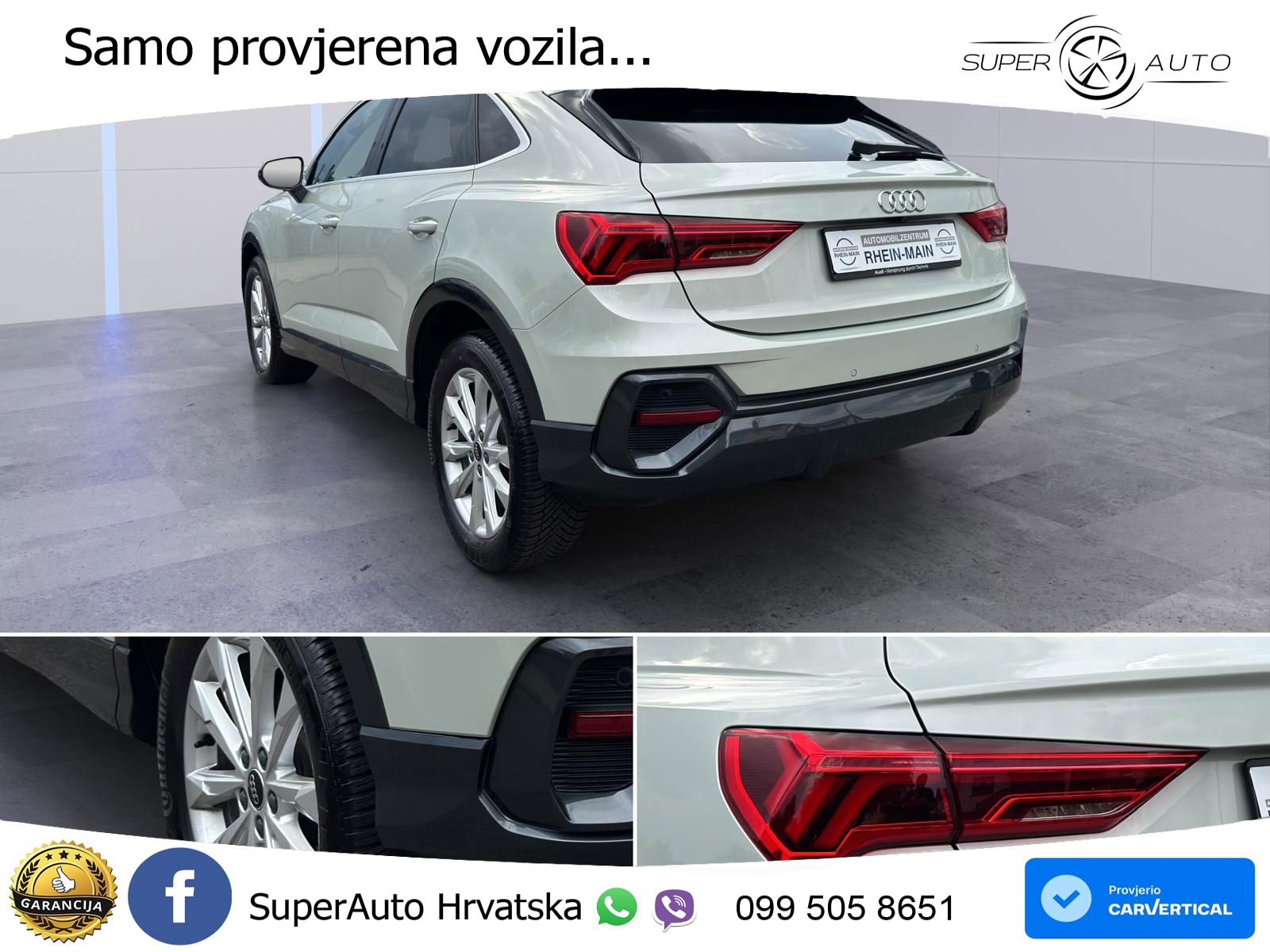 Audi Q3 II Sportback 35 TFSI (150 KS) S tronic MATRIX+GR SJED+KAM