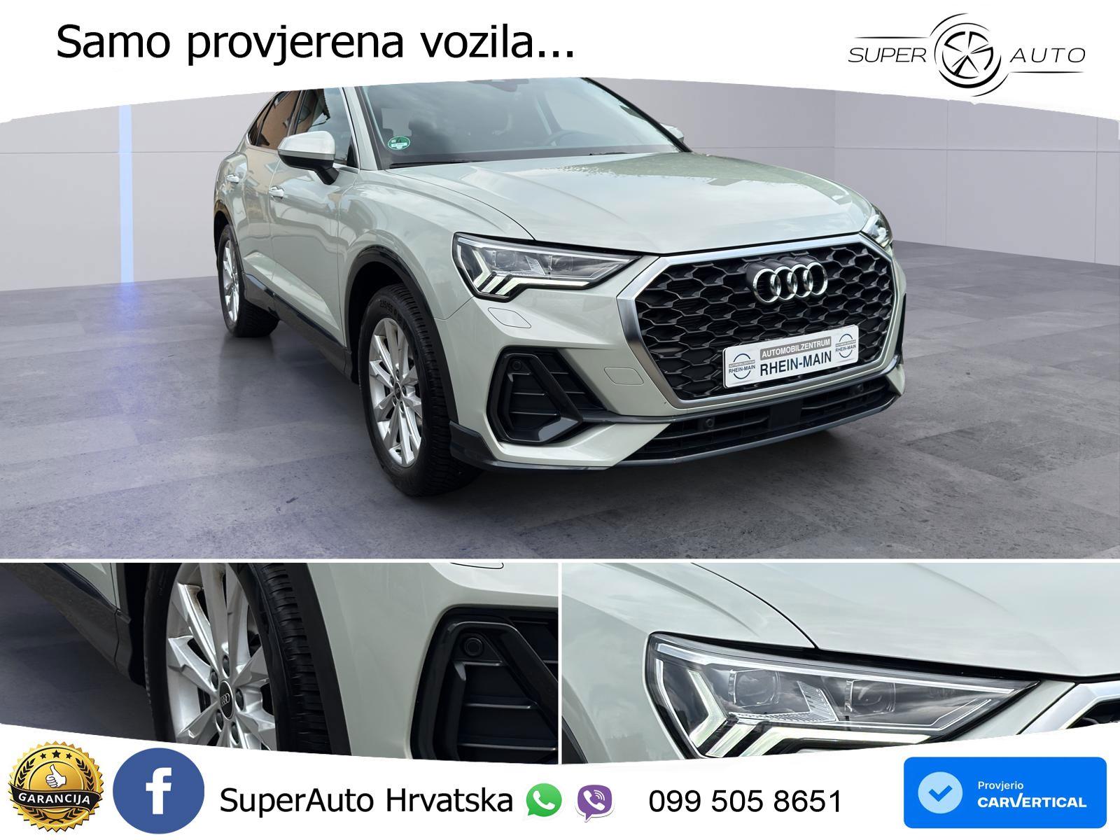 Audi Q3 II Sportback 35 TFSI (150 KS) S tronic MATRIX+GR SJED+KAM