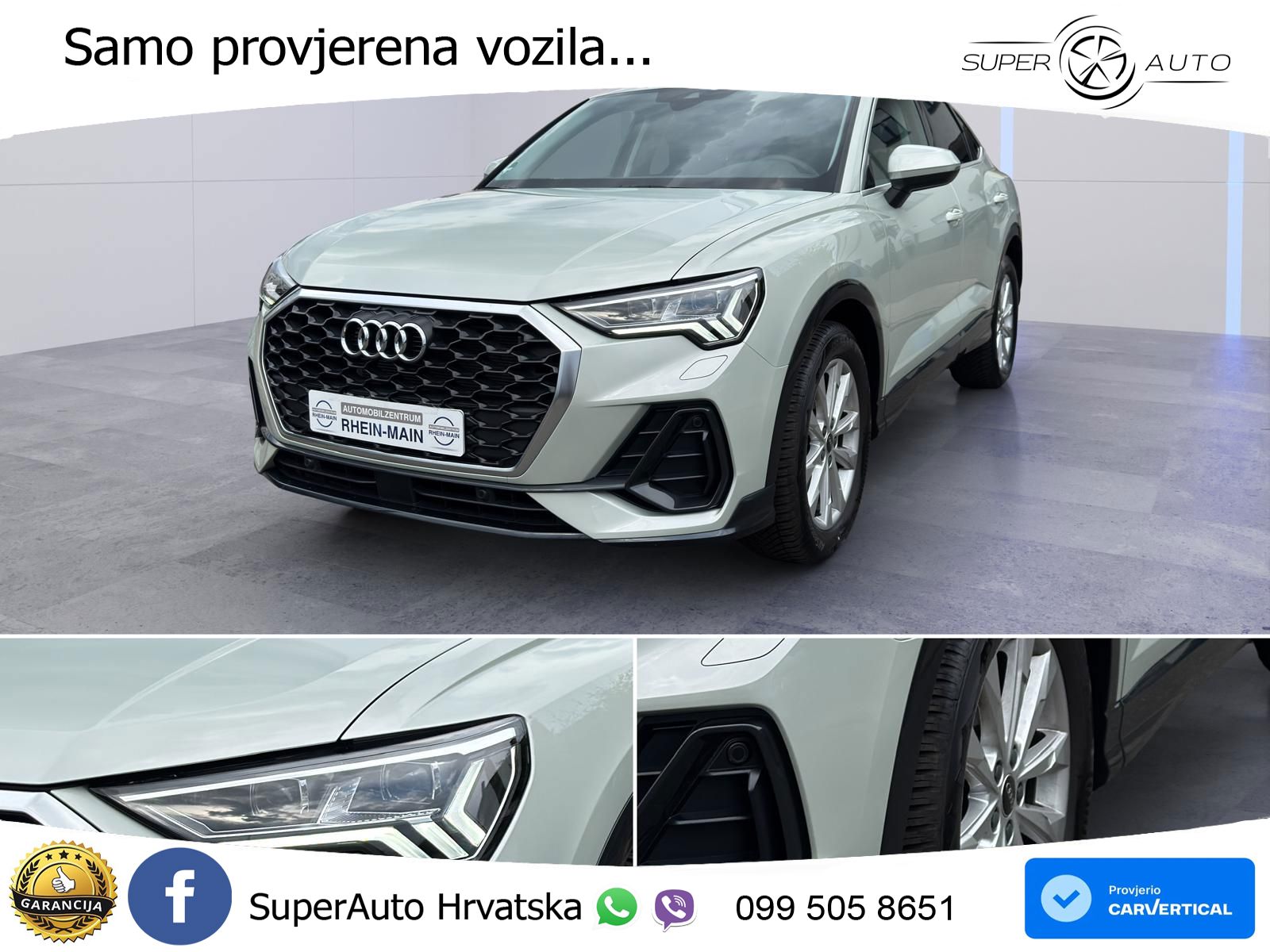 Audi Q3 II Sportback 35 TFSI (150 KS) S tronic MATRIX+GR SJED+KAM