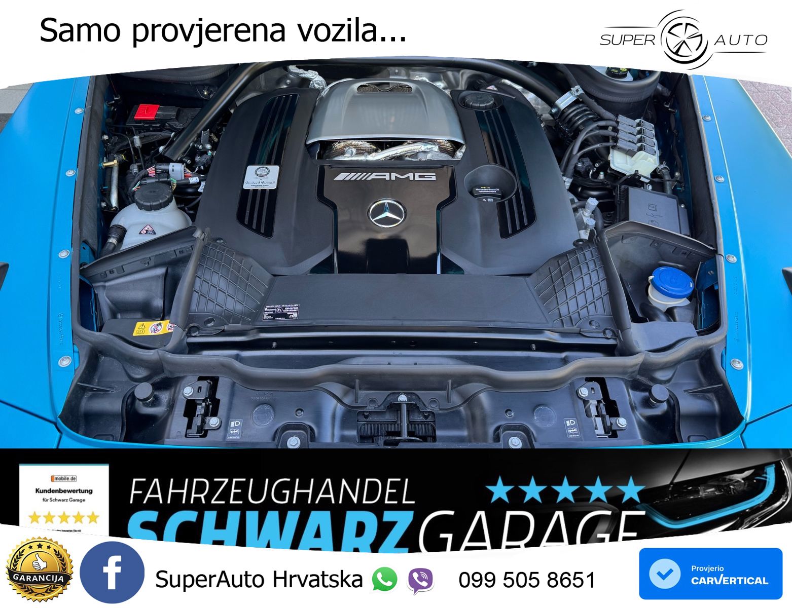 Mercedes AMG G 63 Long V8 (585 KS) 4MATIC 9G-TRONIC AMG SPEEDSHIFT TCT LED+GR SJED+ACC