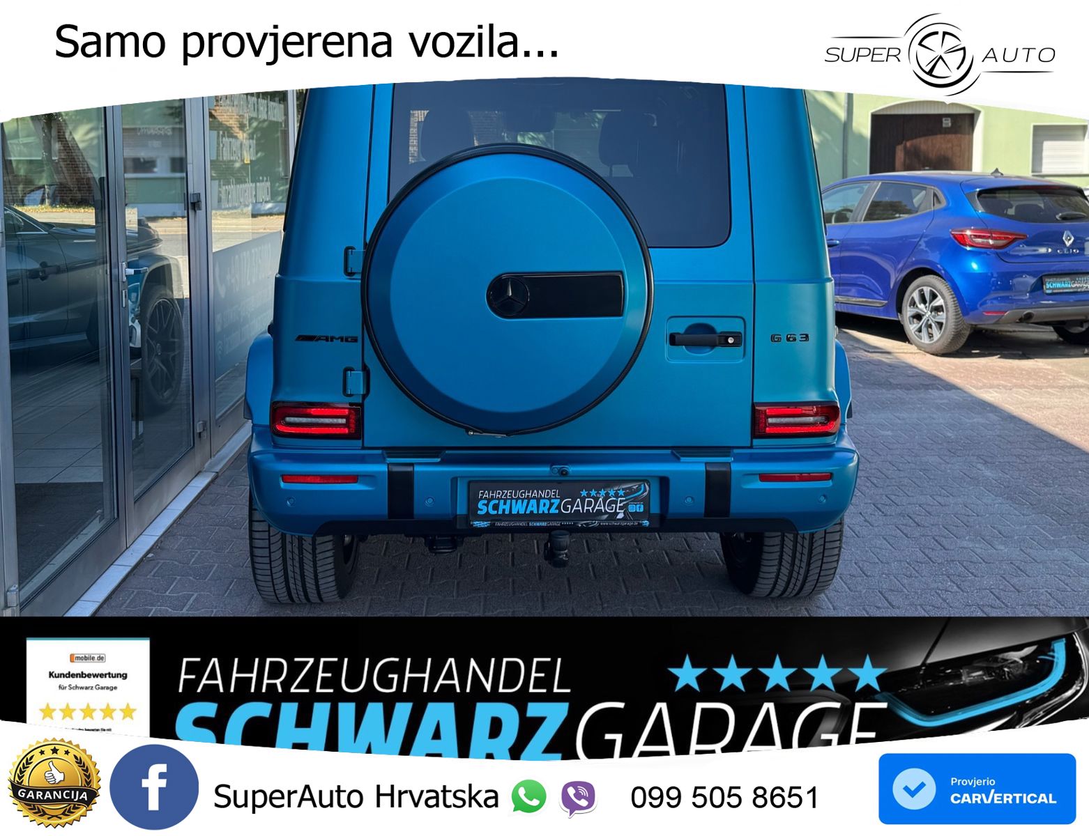 Mercedes AMG G 63 Long V8 (585 KS) 4MATIC 9G-TRONIC AMG SPEEDSHIFT TCT LED+GR SJED+ACC