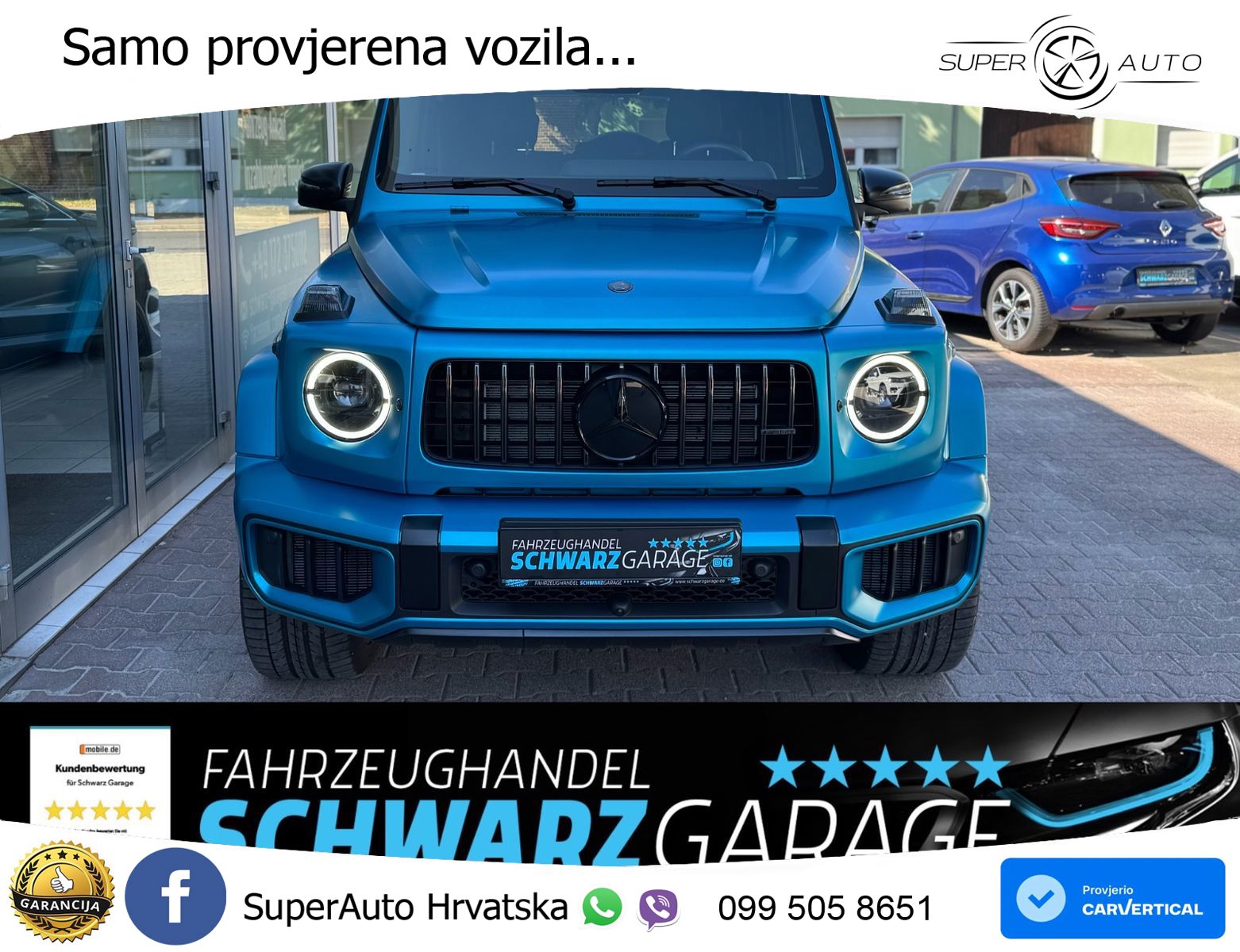 Mercedes AMG G 63 Long V8 (585 KS) 4MATIC 9G-TRONIC AMG SPEEDSHIFT TCT LED+GR SJED+ACC