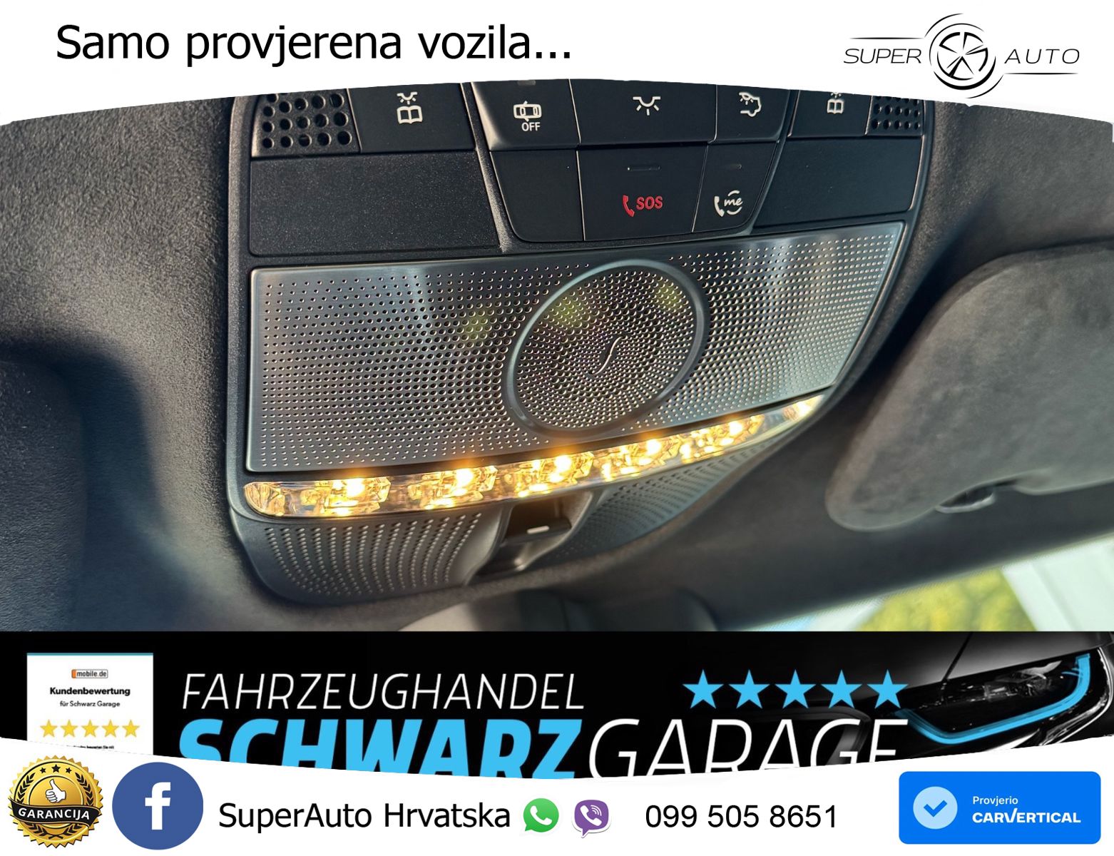 Mercedes AMG G 63 Long V8 (585 KS) 4MATIC 9G-TRONIC AMG SPEEDSHIFT TCT LED+GR SJED+ACC