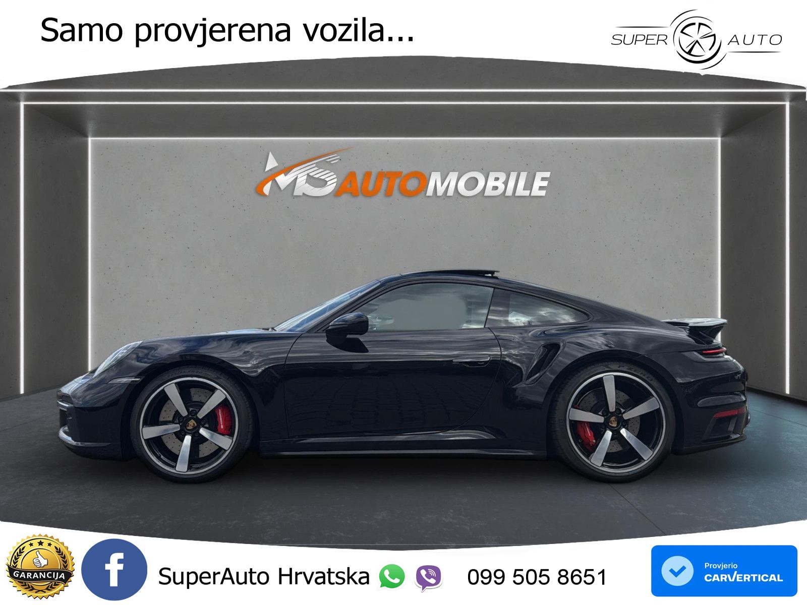 Porsche 911 Turbo 3.8 (580 KS) PDK ZRAČNI+ACC+GR SJED+KAM+PANO