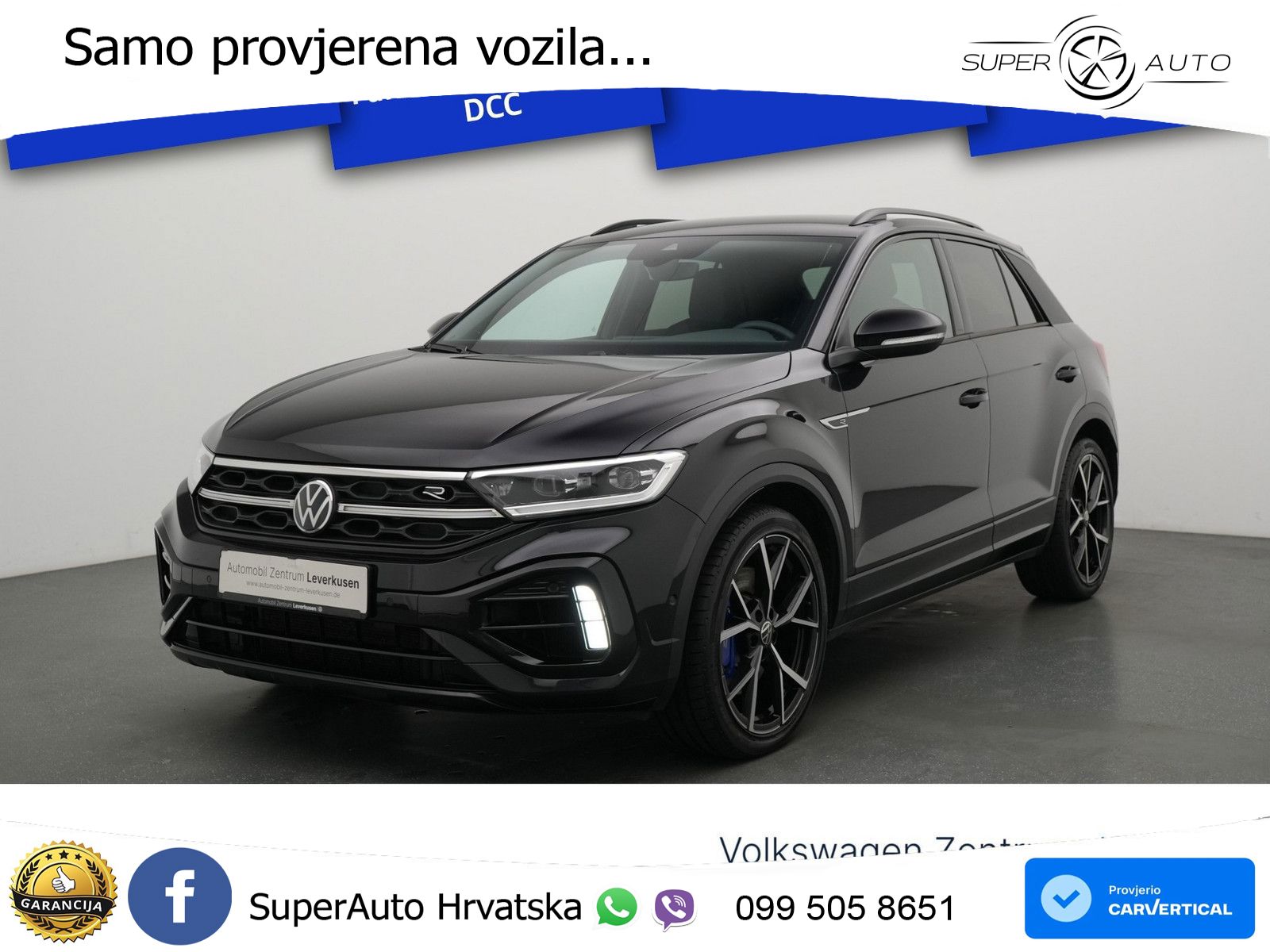 Volkswagen T-Roc R 2.0 TSI (300 KS) OPF 4M DSG MATRIX+GR SJED+KAM