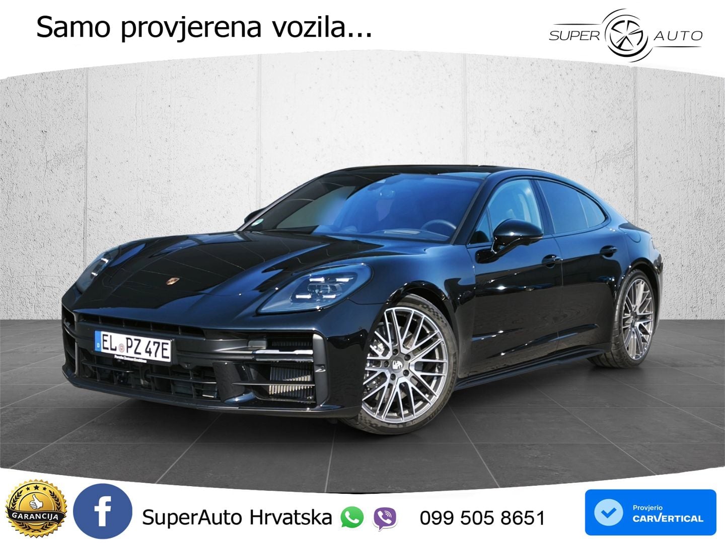 Porsche Panamera 4 2.9 V6 (470 KS) E-Hybrid PDK ZRAČNI+ACC+GR SJED+KAM+PANO