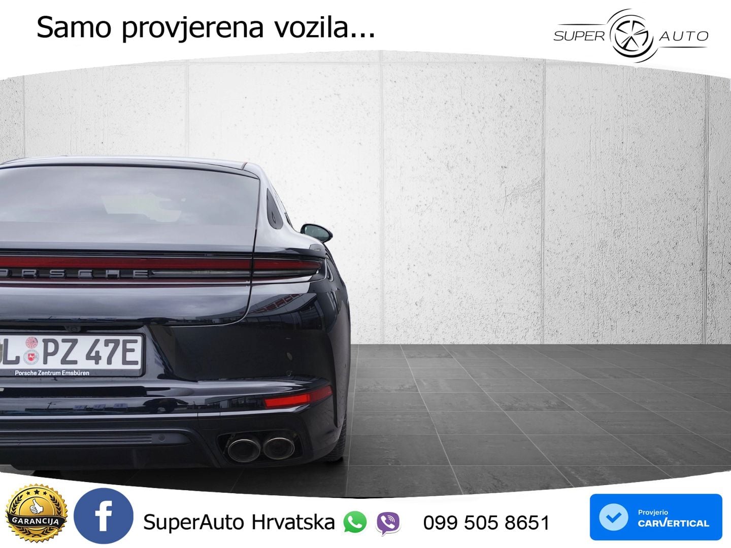 Porsche Panamera 4 2.9 V6 (470 KS) E-Hybrid PDK ZRAČNI+ACC+GR SJED+KAM+PANO
