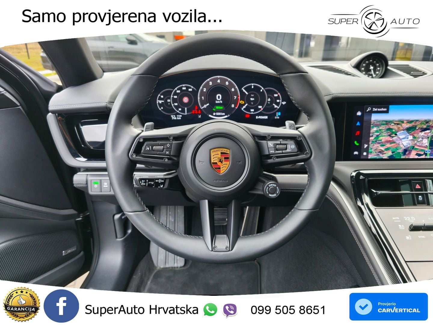 Porsche Panamera 4 2.9 V6 (470 KS) E-Hybrid PDK ZRAČNI+ACC+GR SJED+KAM+PANO