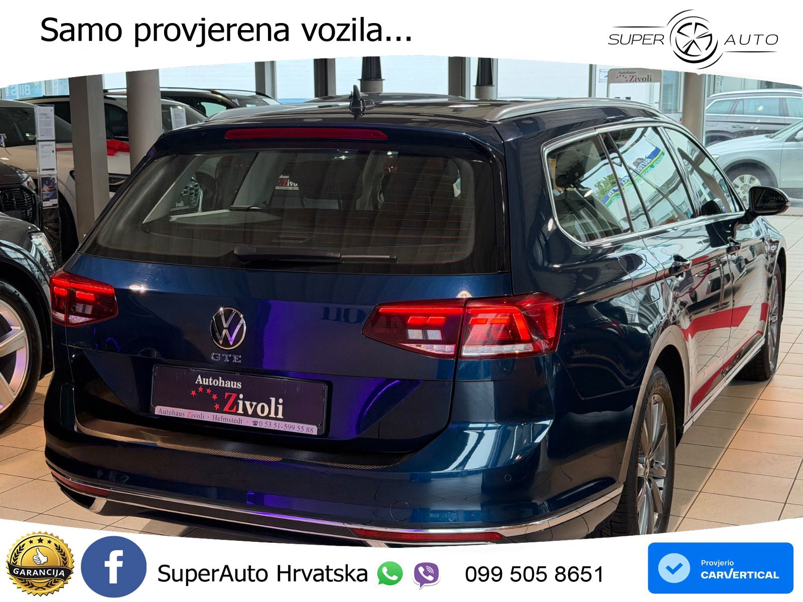 Volkswagen Passat Variant GTE 1.4 TSI (218 KS) DSG LED+GR SJED+ACC