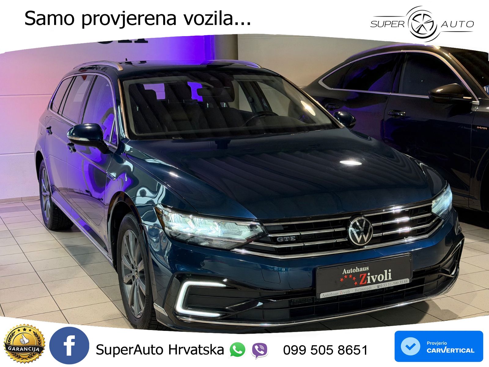 Volkswagen Passat Variant GTE 1.4 TSI (218 KS) DSG LED+GR SJED+ACC