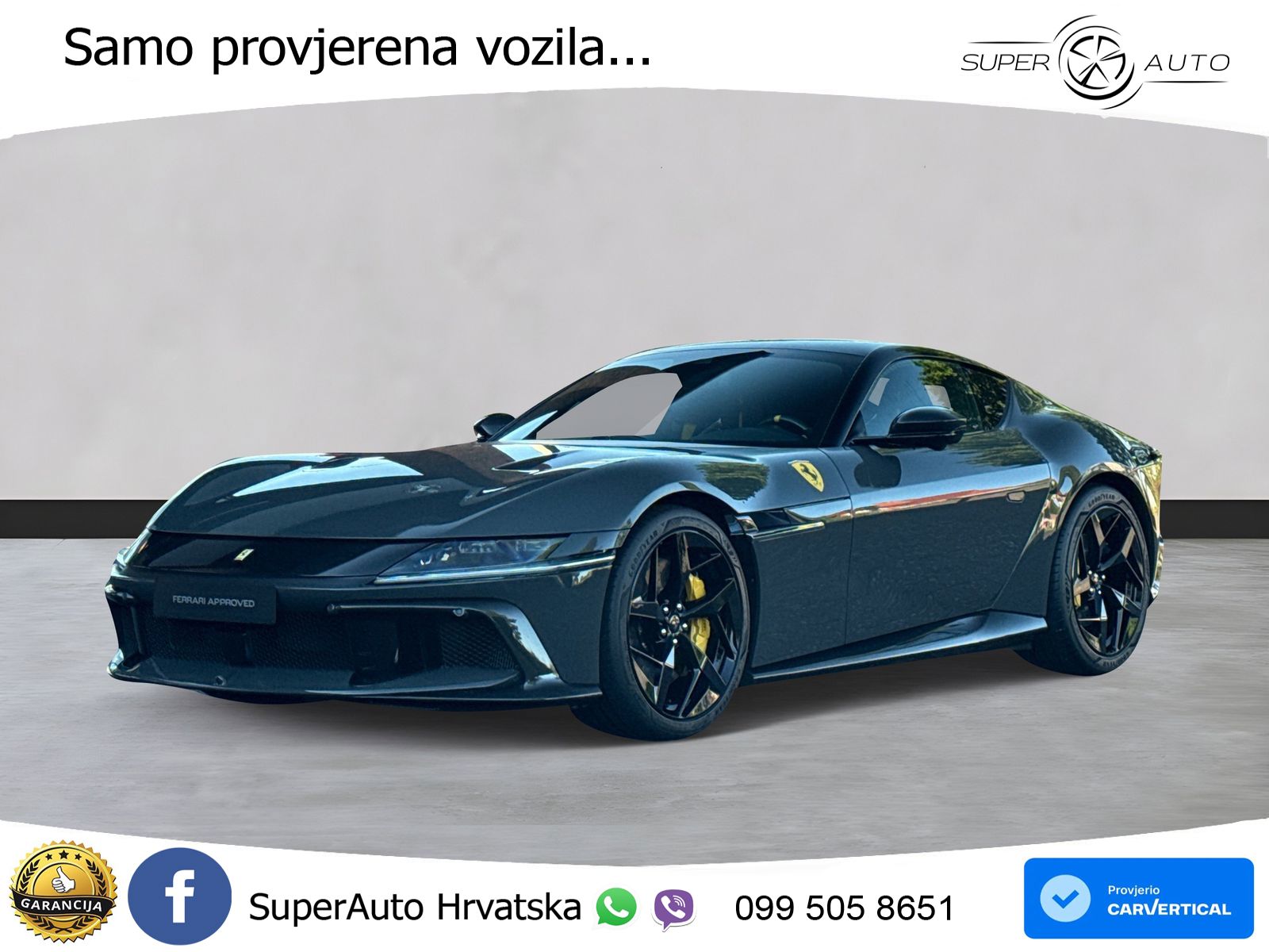 Ferrari 12Cilindri 6.5 V12 (830 KS) DCT LED+GR SJED+ACC