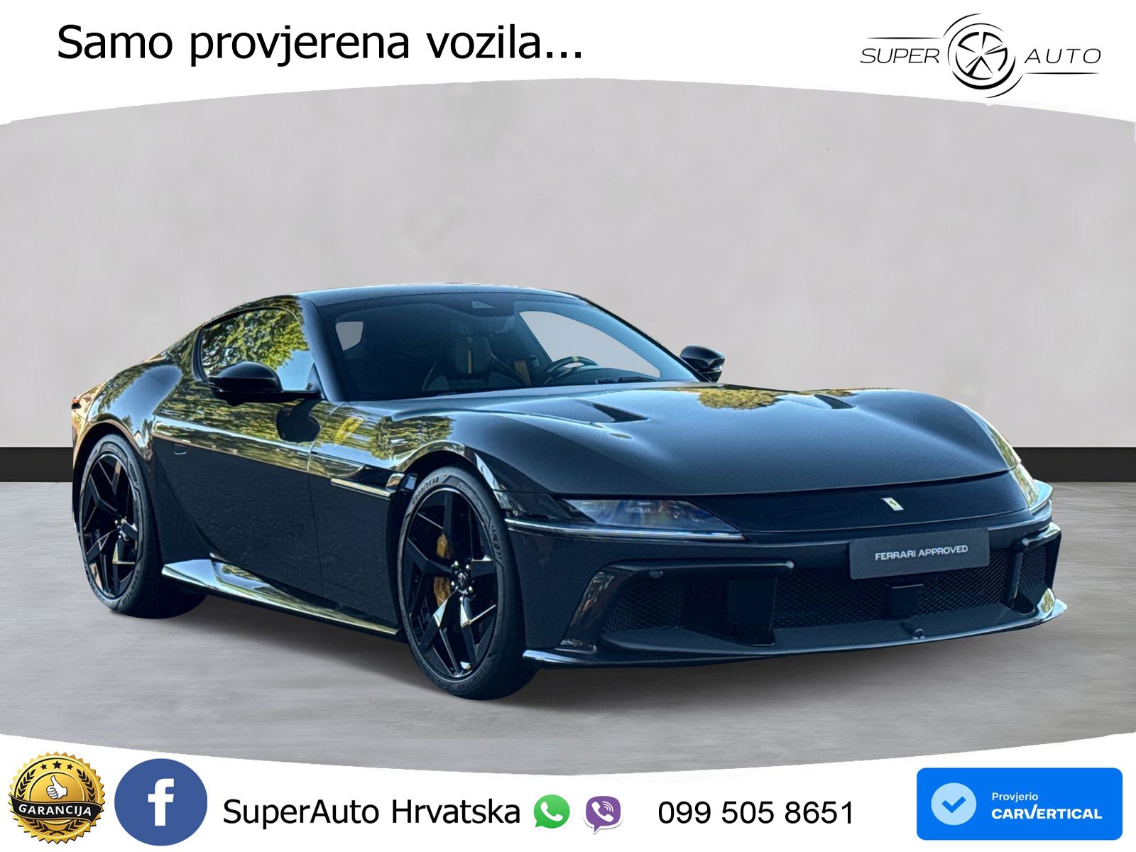 Ferrari 12Cilindri 6.5 V12 (830 KS) DCT LED+GR SJED+ACC