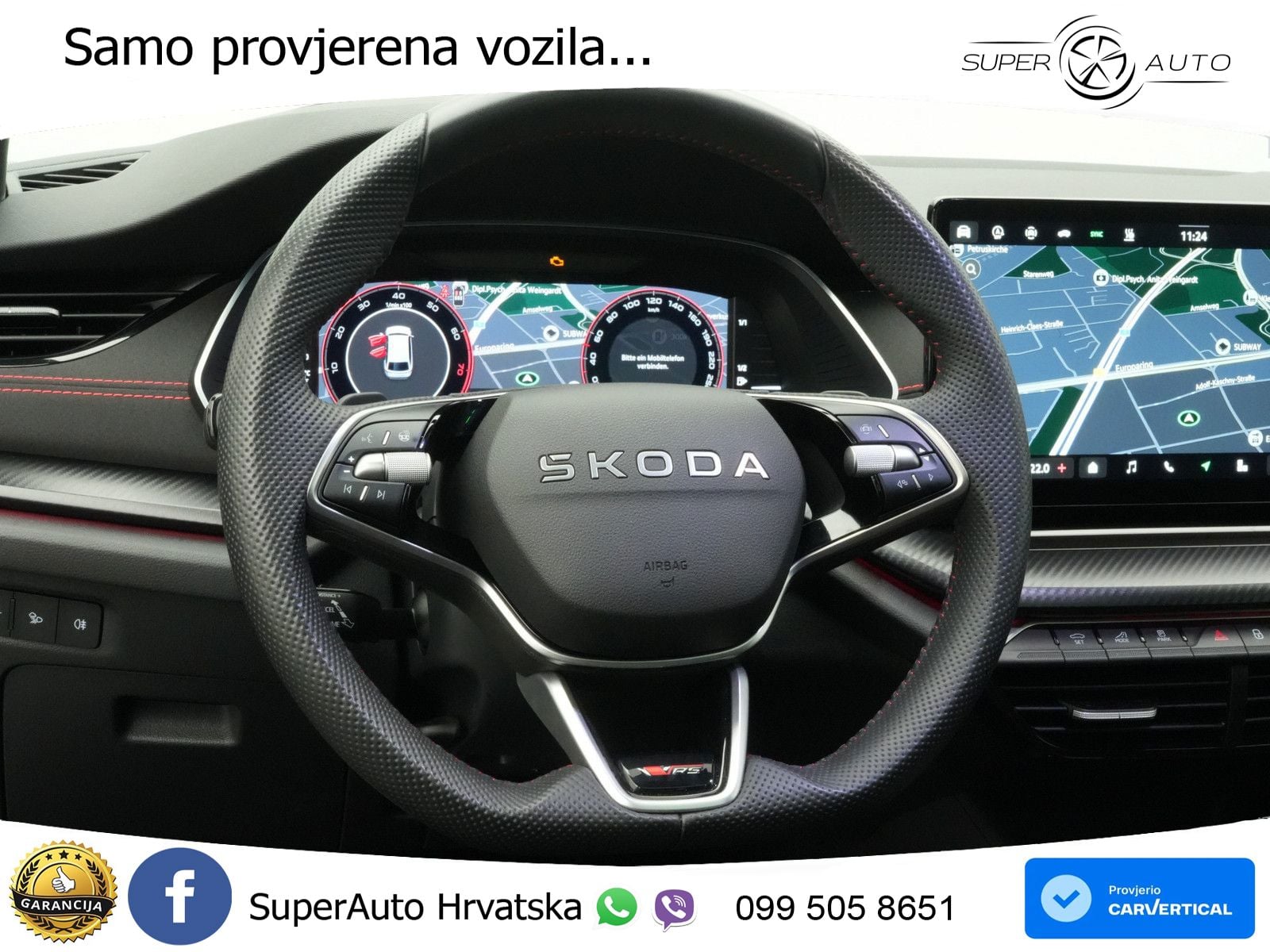 Škoda Octavia Combi RS 2.0 TSI (265 KS) DSG MATRIX+GR SJED+KAM