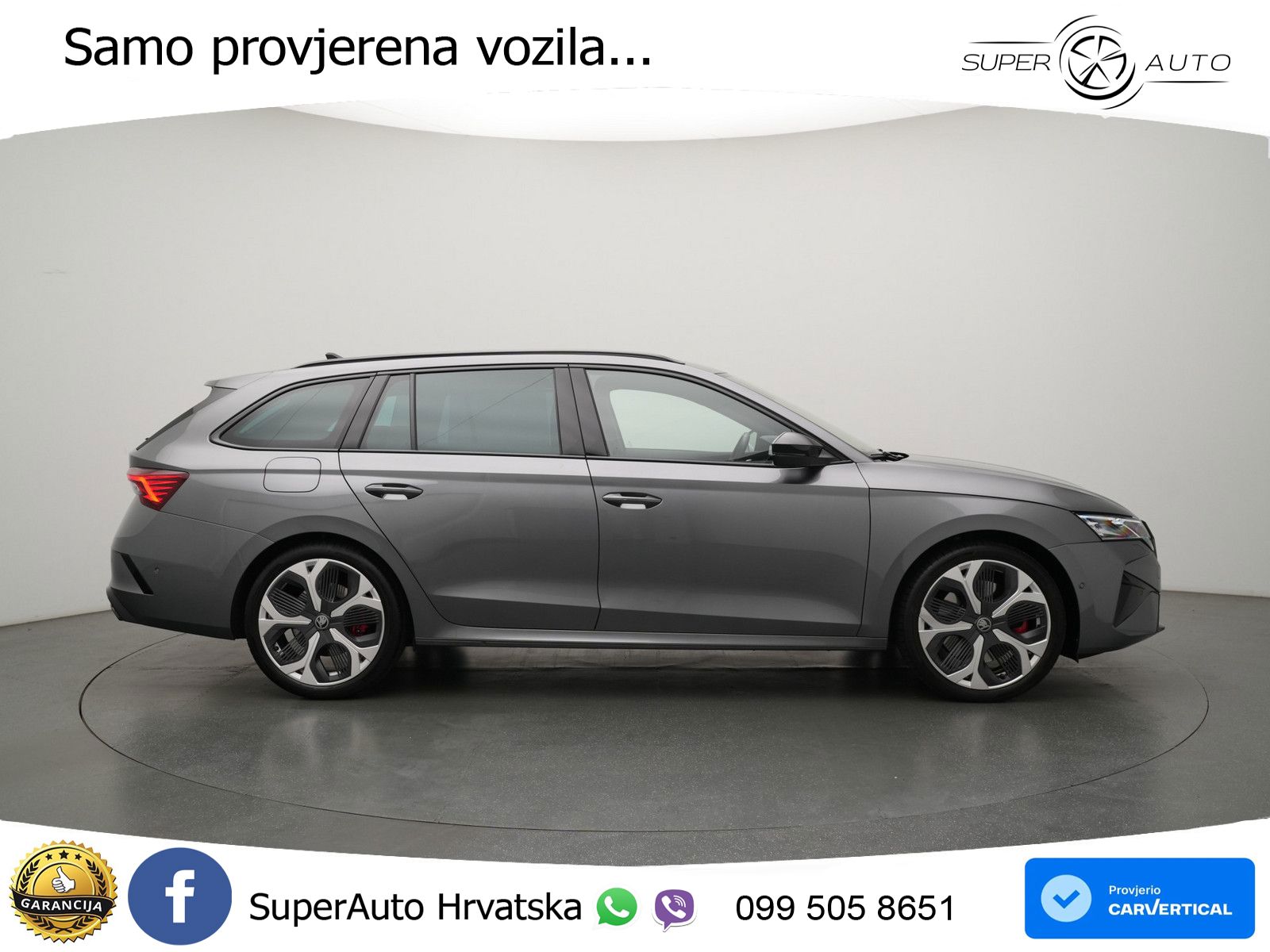 Škoda Octavia Combi RS 2.0 TSI (265 KS) DSG MATRIX+GR SJED+KAM