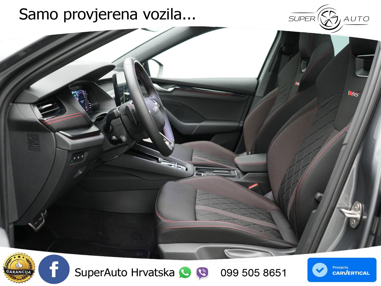 Škoda Octavia Combi RS 2.0 TSI (265 KS) DSG MATRIX+GR SJED+KAM