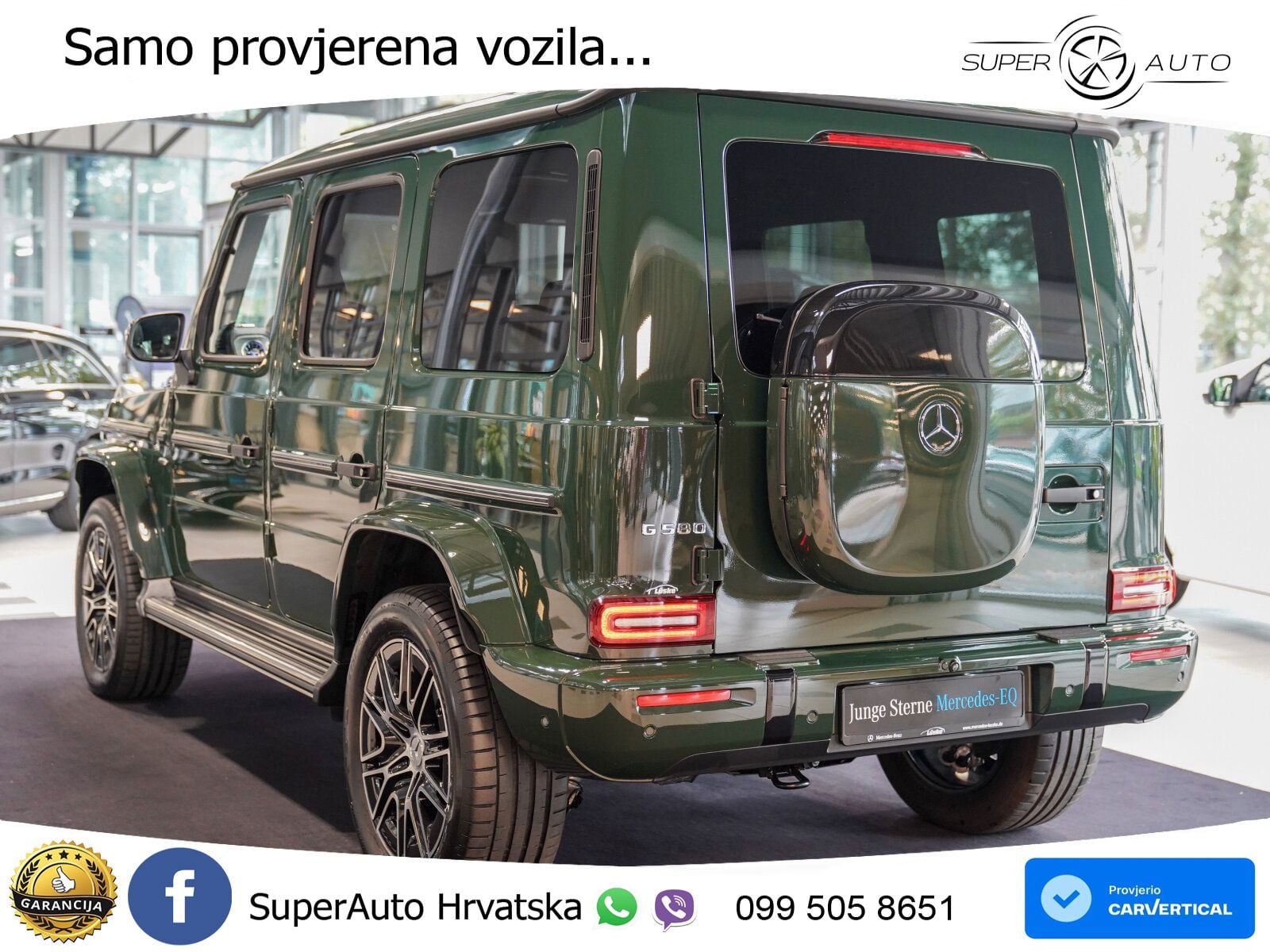 Mercedes G 580 EQ Long 116 kWh (587 KS) 4MATIC Superior LED+ACC