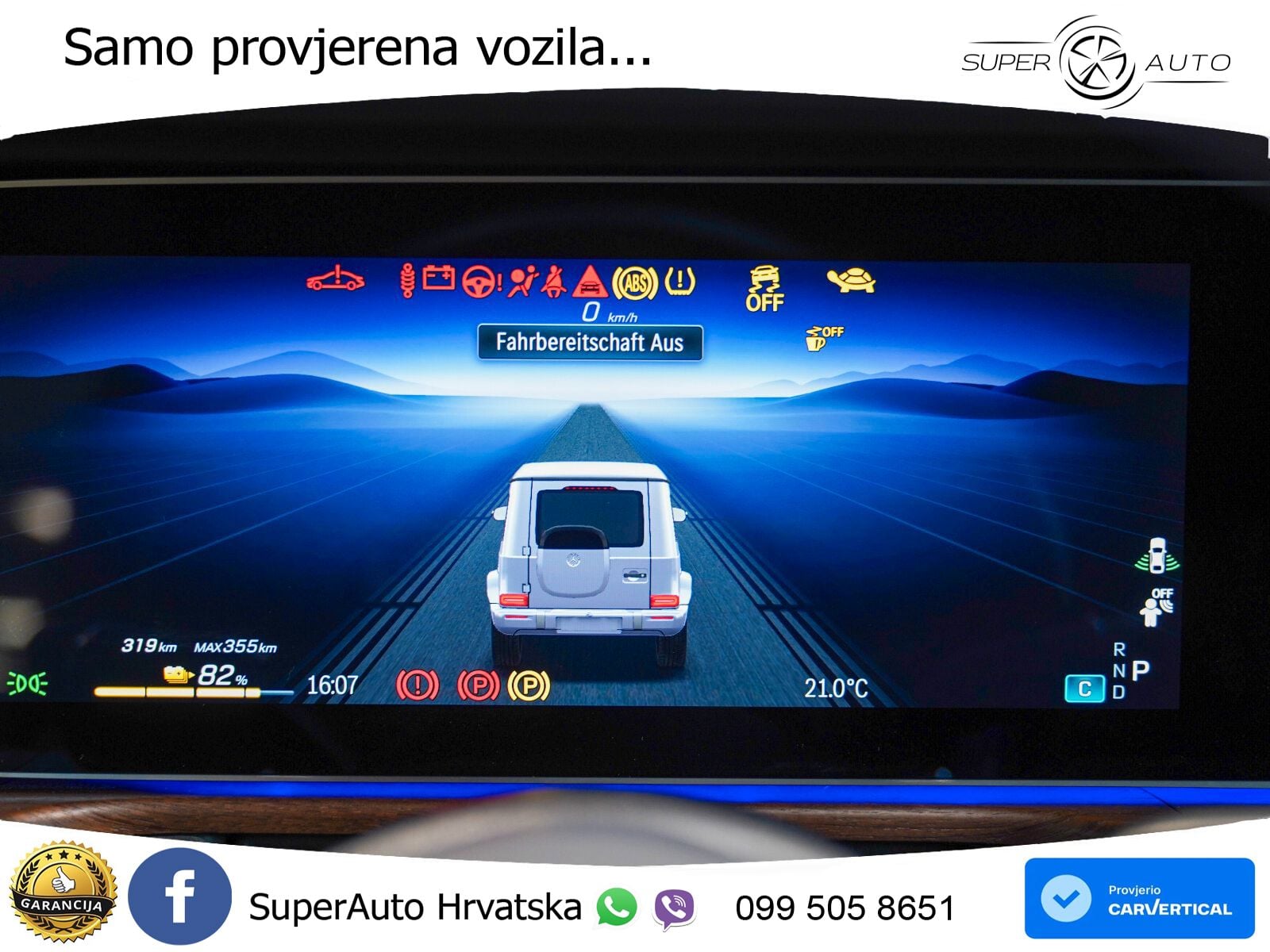 Mercedes G 580 EQ Long 116 kWh (587 KS) 4MATIC Superior LED+ACC