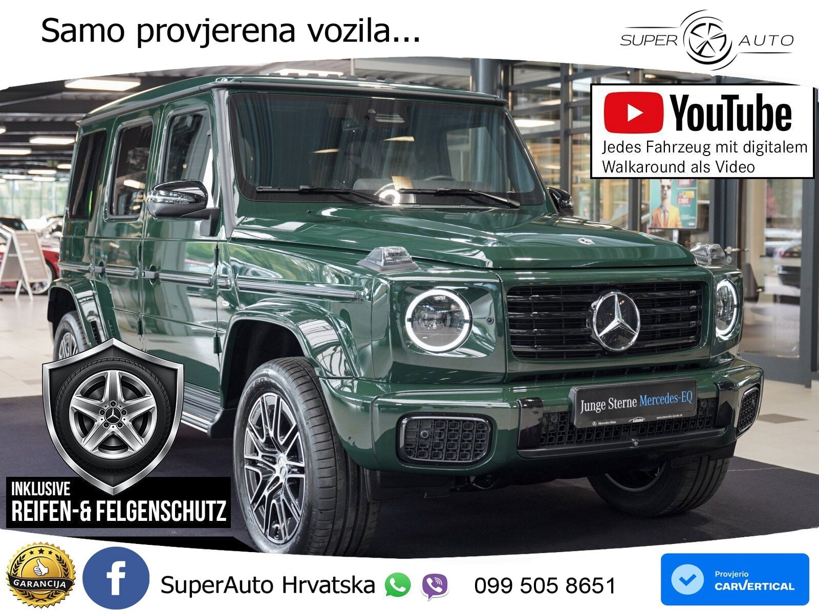Mercedes G 580 EQ Long 116 kWh (587 KS) 4MATIC Superior LED+ACC