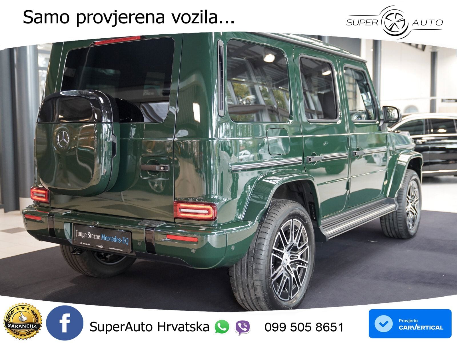 Mercedes G 580 EQ Long 116 kWh (587 KS) 4MATIC Superior LED+ACC