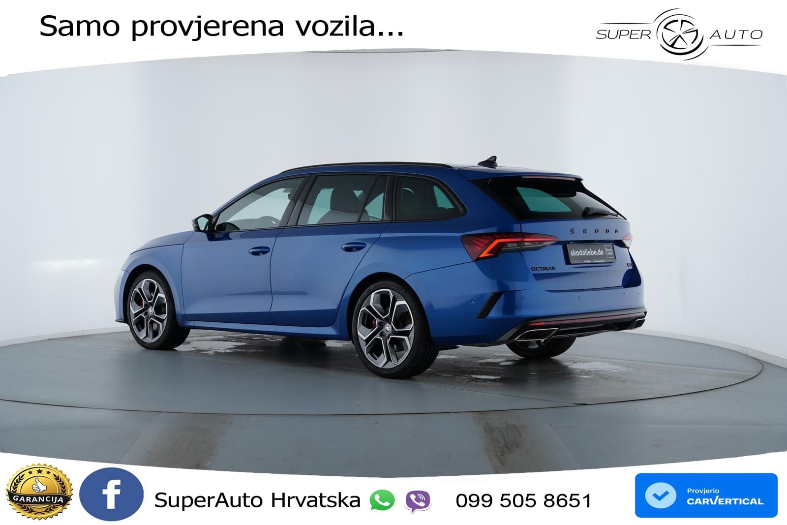 Škoda Octavia Combi RS 2.0 TSI (245 KS) DSG LED+GR SJED+ACC