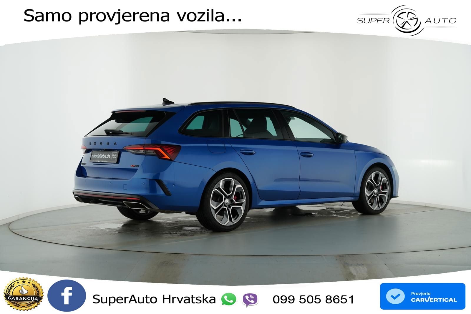 Škoda Octavia Combi RS 2.0 TSI (245 KS) DSG LED+GR SJED+ACC