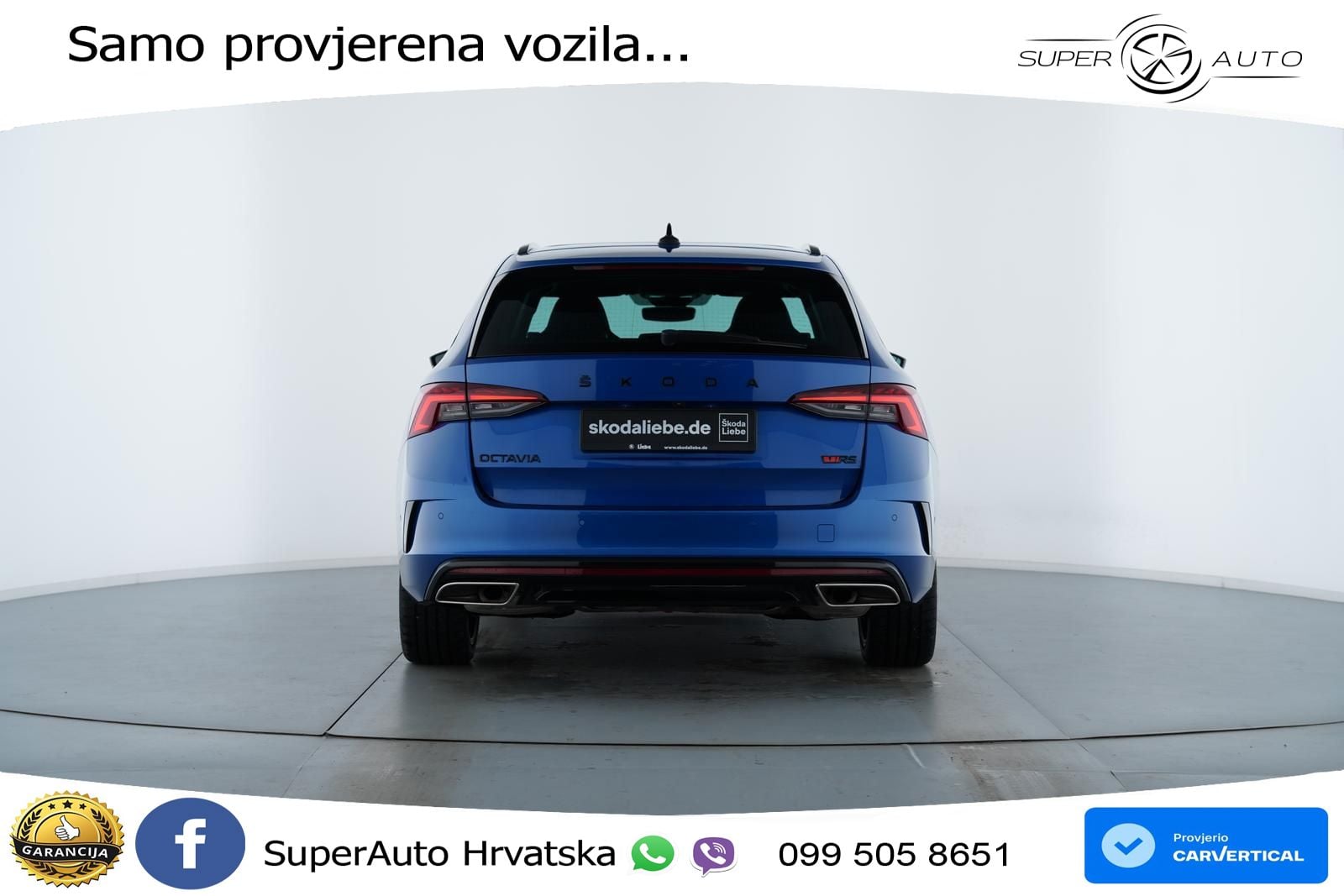 Škoda Octavia Combi RS 2.0 TSI (245 KS) DSG LED+GR SJED+ACC