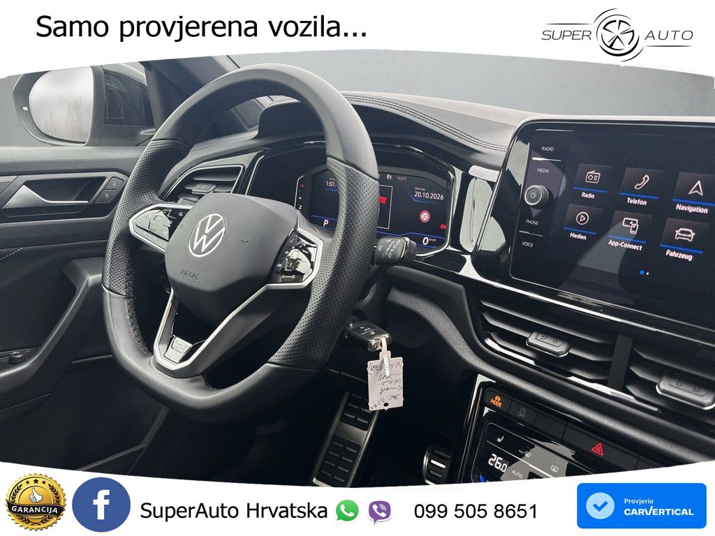 Volkswagen T-Roc 1.5 TSI (150 KS) DSG R-Line LED+GR SJED+ACC