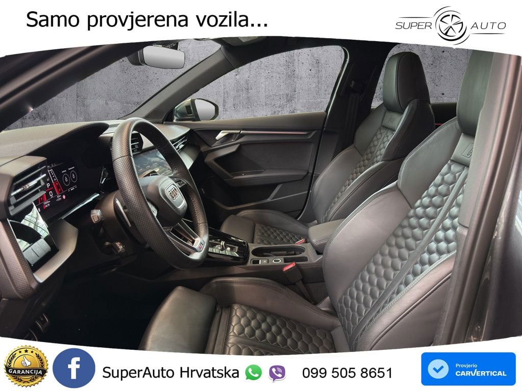 Audi RS3 Sedan 2.5 TFSI (400 KS) quattro S tronic LED+GR SJED+ACC