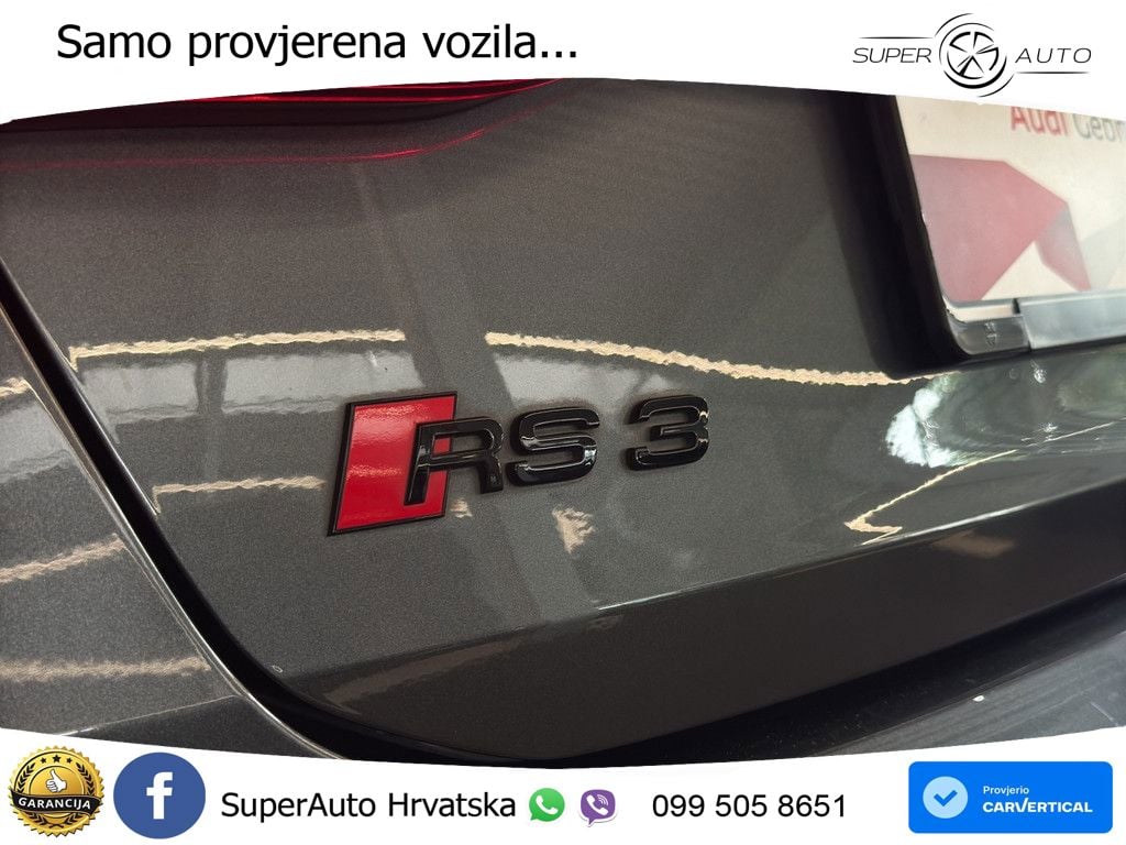 Audi RS3 Sedan 2.5 TFSI (400 KS) quattro S tronic LED+GR SJED+ACC