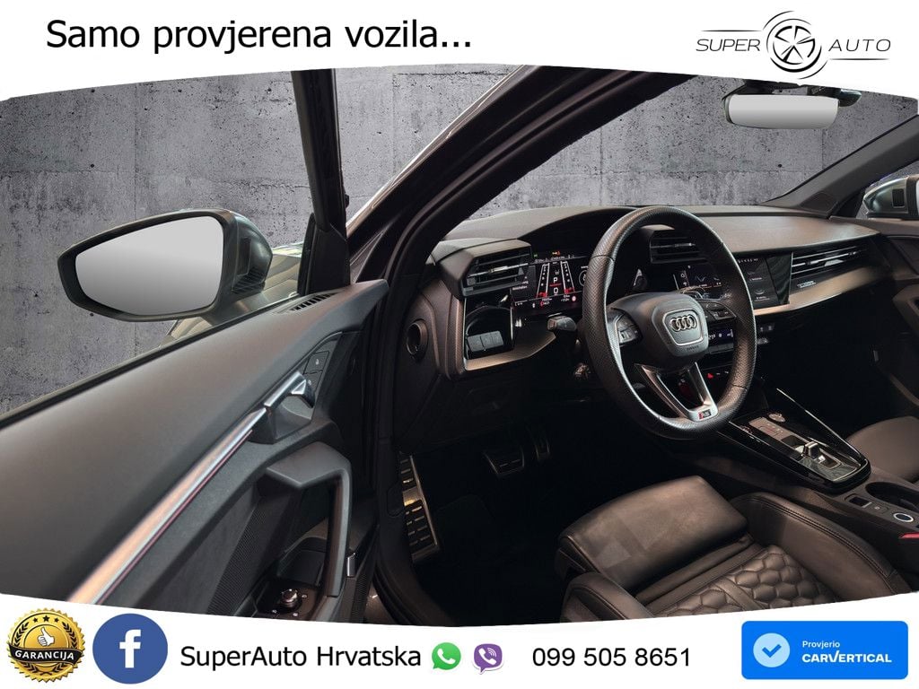 Audi RS3 Sedan 2.5 TFSI (400 KS) quattro S tronic LED+GR SJED+ACC