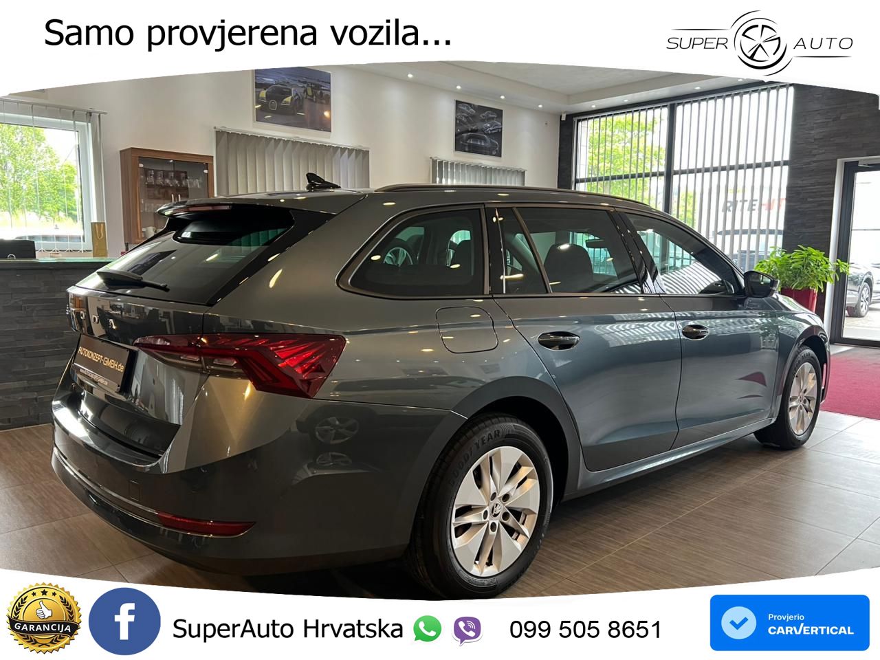 Škoda Octavia Combi 2.0 TDI (150 KS) DSG LED+GR SJED+ACC