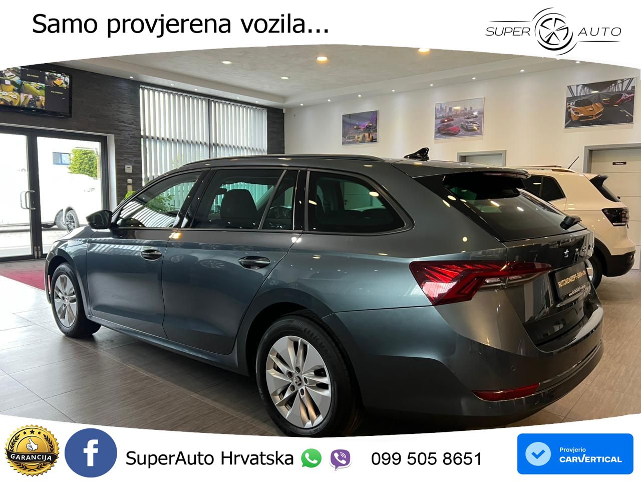 Škoda Octavia Combi 2.0 TDI (150 KS) DSG LED+GR SJED+ACC