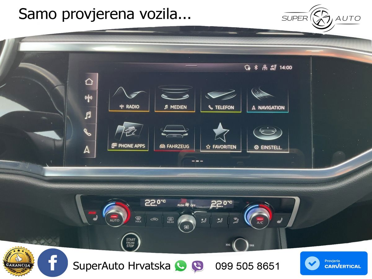 Audi Q3 35 TDI (150 KS) S tronic advanced LED+GR SJED+ACC