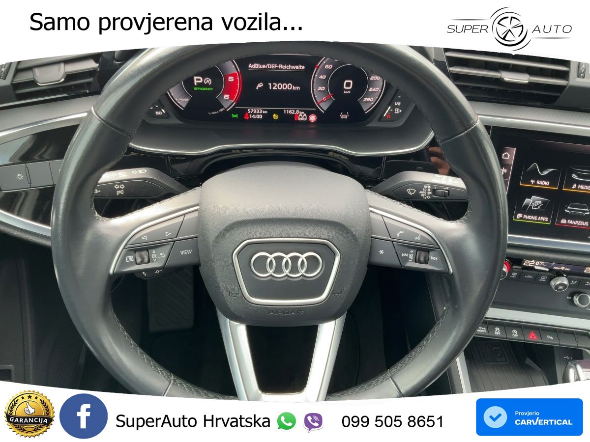 Audi Q3 35 TDI (150 KS) S tronic advanced LED+GR SJED+ACC