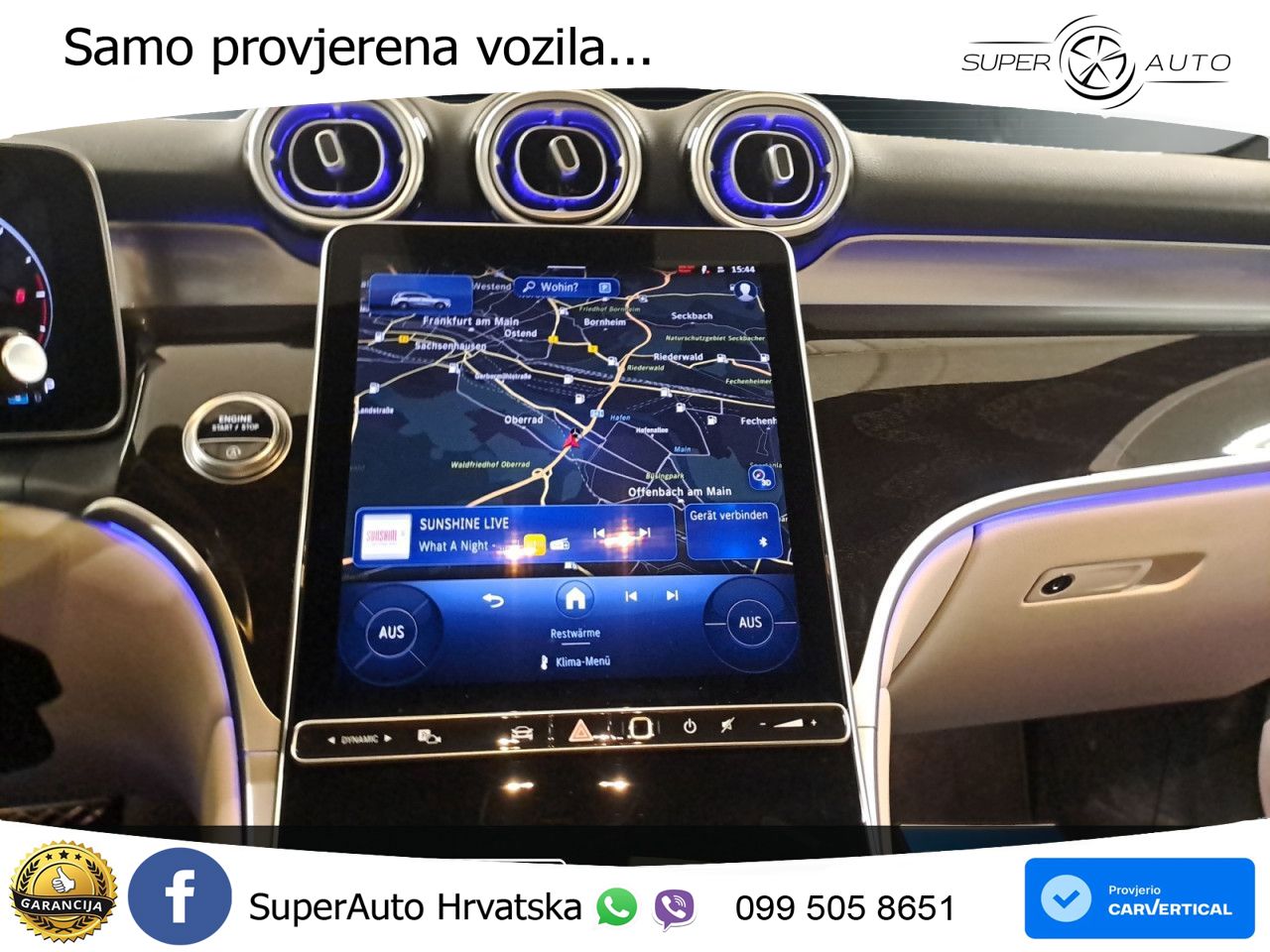 Mercedes GLC 450d (367 KS) 4MATIC 9G-TRONIC ZRAČNI+ACC+4xGR SJED+360