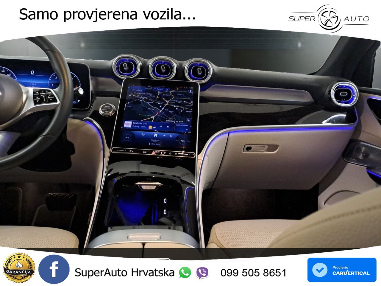 Mercedes GLC 450d (367 KS) 4MATIC 9G-TRONIC ZRAČNI+ACC+4xGR SJED+360
